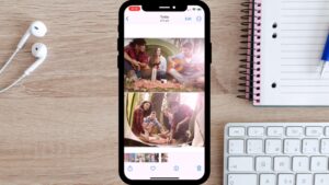 Merge Two Images on An iPhone without Using an Application